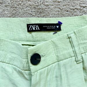 Zara Light Green Pants